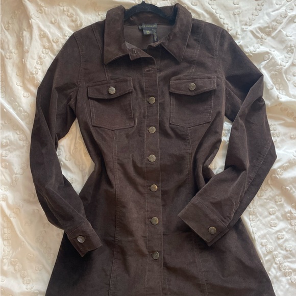 House of Harlow Brown Corduroy Dress - Picture 3 of 3